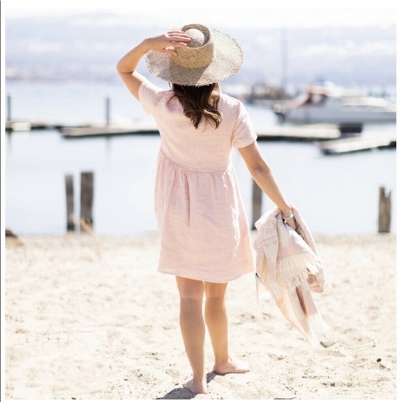 PRIV Collections Hamptons Linen Dress - Picture 2 of 2